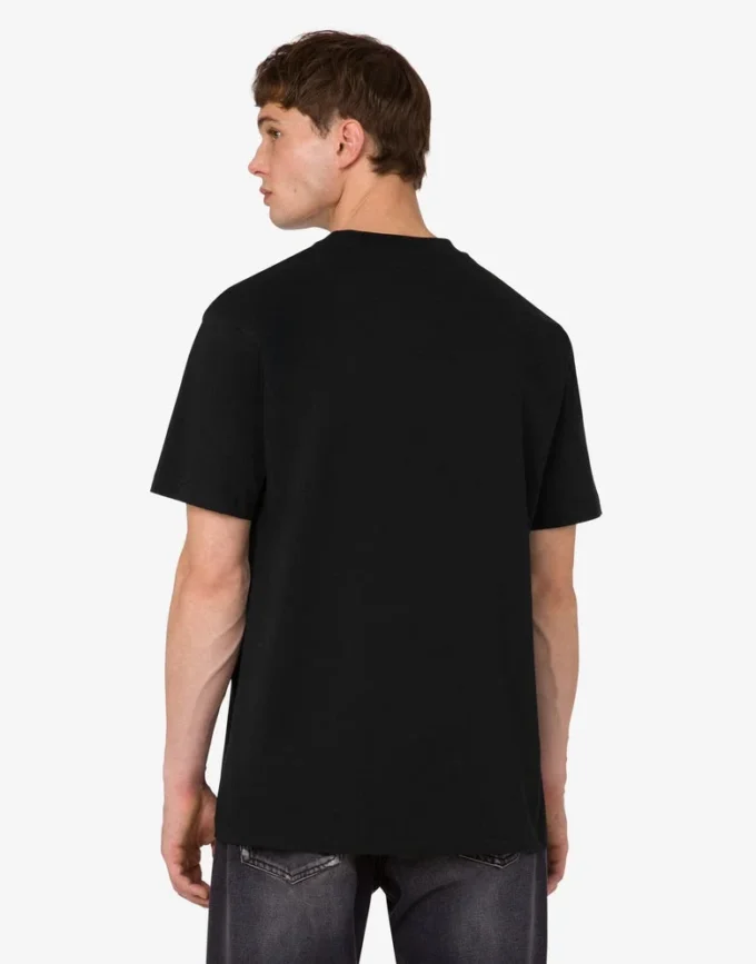 Camiseta de jersey de algodón orgánico estampada