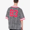 Camiseta de jersey de algodón orgánico estampada