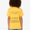Camiseta de jersey de algodón orgánico estampada Camiseta de jersey de algodón orgánico estampada