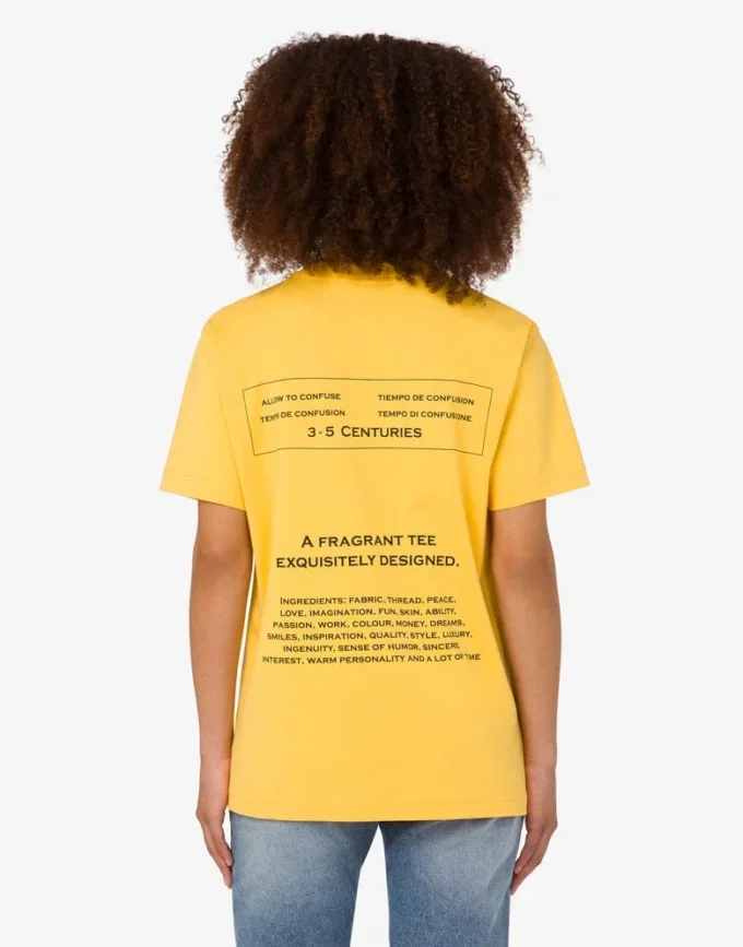 Camiseta de jersey de algodón orgánico estampada Camiseta de jersey de algodón orgánico estampada