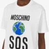 Camiseta de jersey de algodón orgánico estampada