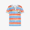 Camiseta de jersey de algodón orgánico estampada