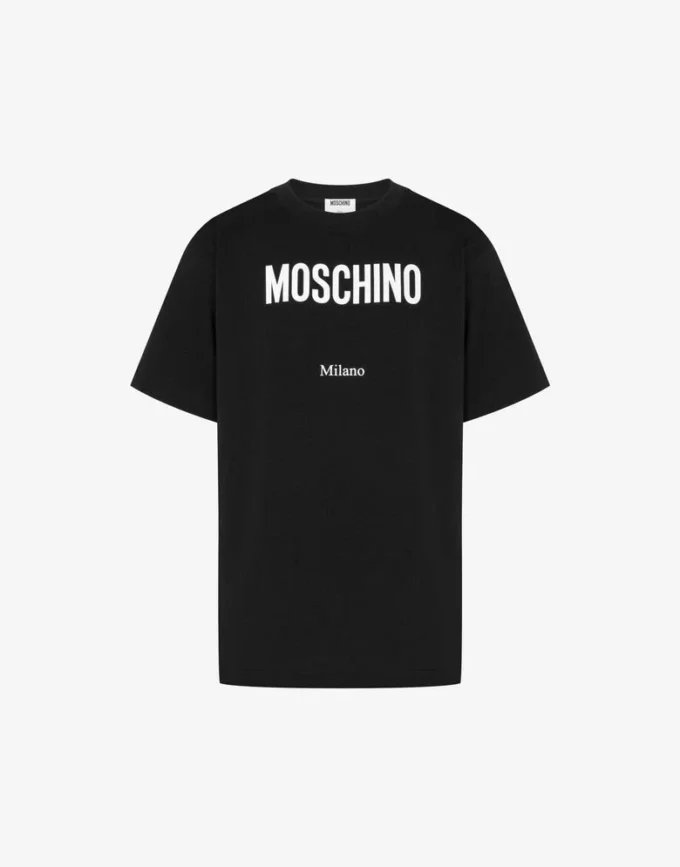 Camiseta de jersey de algodón orgánico estampada