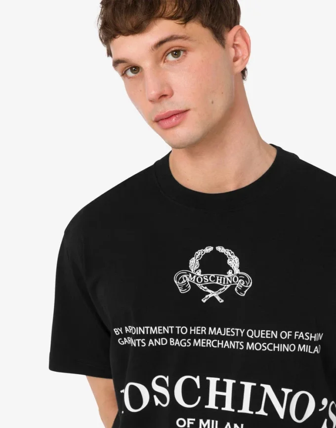 Camiseta de jersey de algodón orgánico estampada