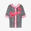 Camiseta de jersey de algodón orgánico estampada