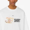 Camiseta de jersey de algodón orgánico estampada