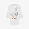 Camiseta de jersey de algodón orgánico Goose