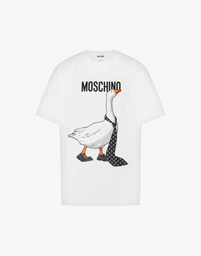 Camiseta de jersey de algodón orgánico Goose