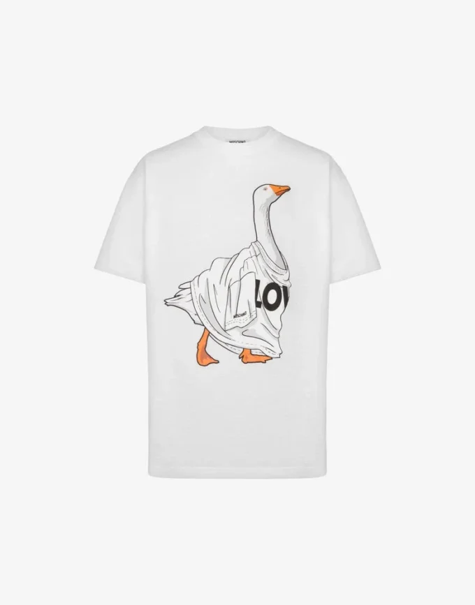 Camiseta de jersey de algodón orgánico Goose