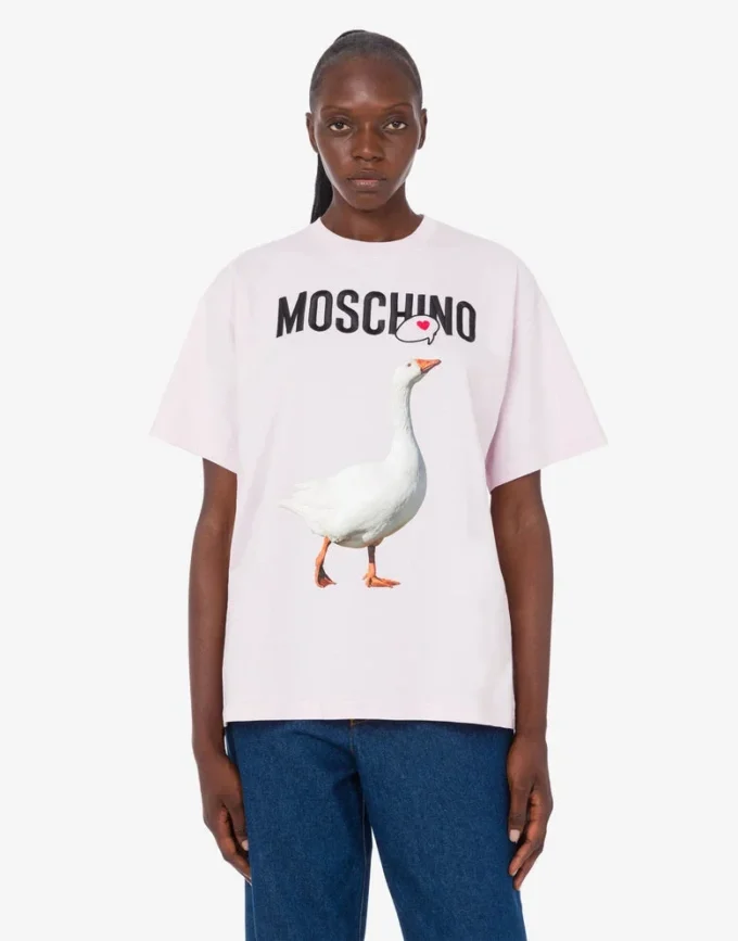 Camiseta de jersey de algodón orgánico Goose
