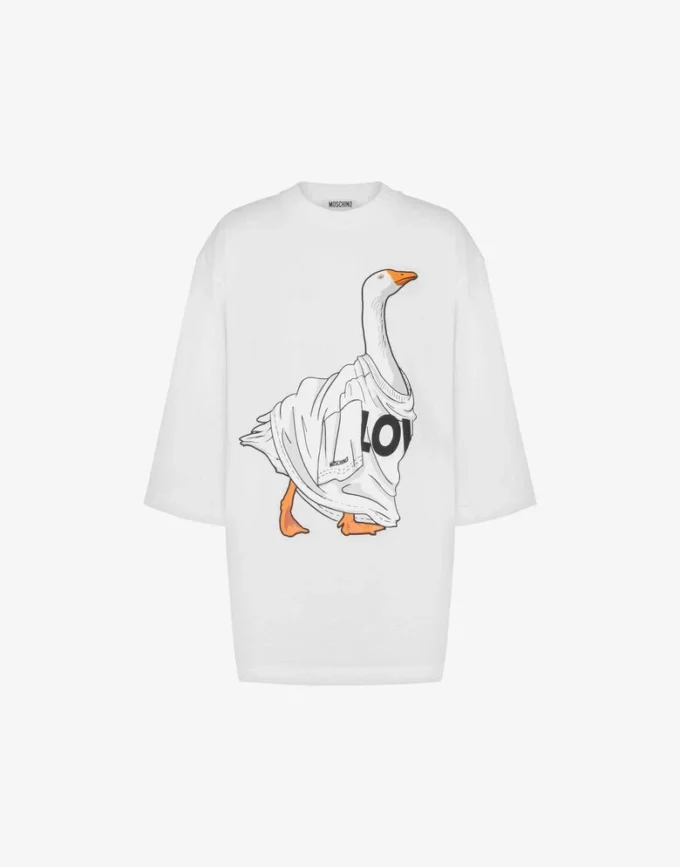 Camiseta de jersey de algodón orgánico Goose