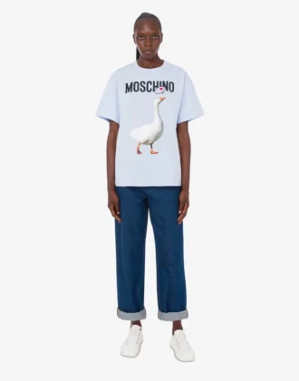 Camiseta de jersey de algodón orgánico Goose