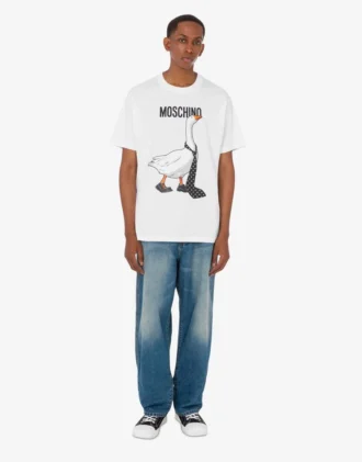 Camiseta de jersey de algodón orgánico Goose