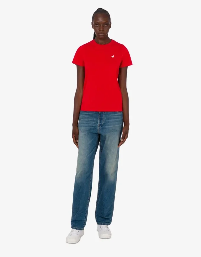 Camiseta de jersey de algodón orgánico Goose