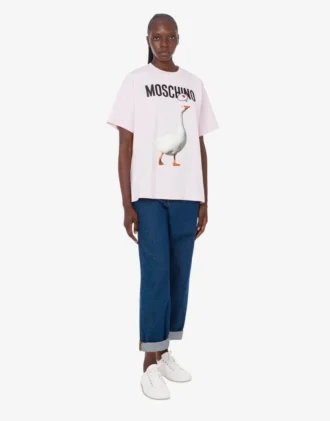 Camiseta de jersey de algodón orgánico Goose