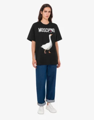 Camiseta de jersey de algodón orgánico Goose