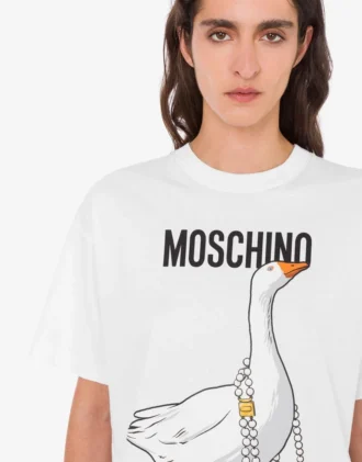 Camiseta de jersey de algodón orgánico Goose