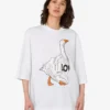 Camiseta de jersey de algodón orgánico Goose