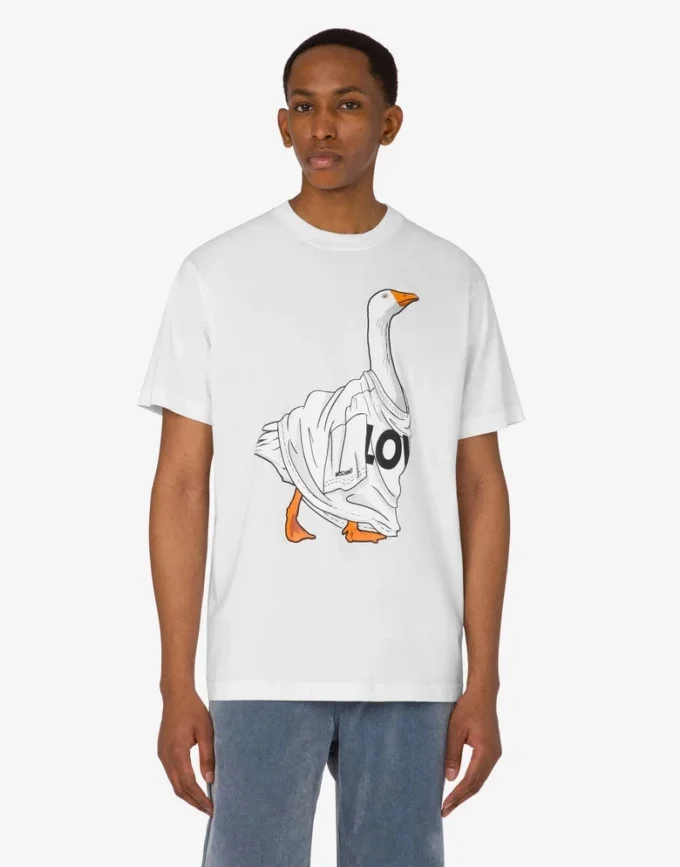Camiseta de jersey de algodón orgánico Goose