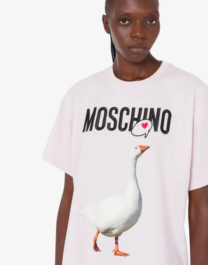 Camiseta de jersey de algodón orgánico Goose