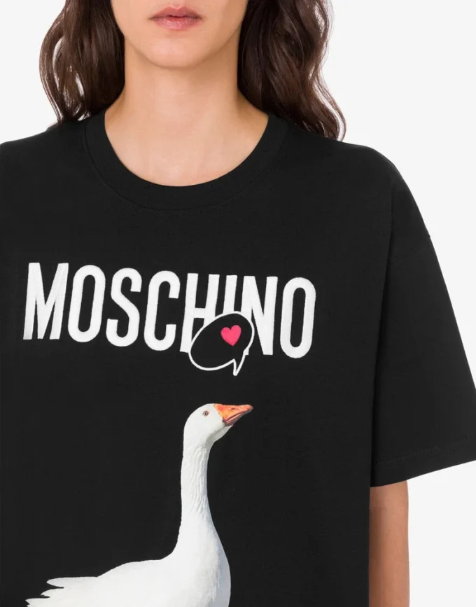 Camiseta de jersey de algodón orgánico Goose