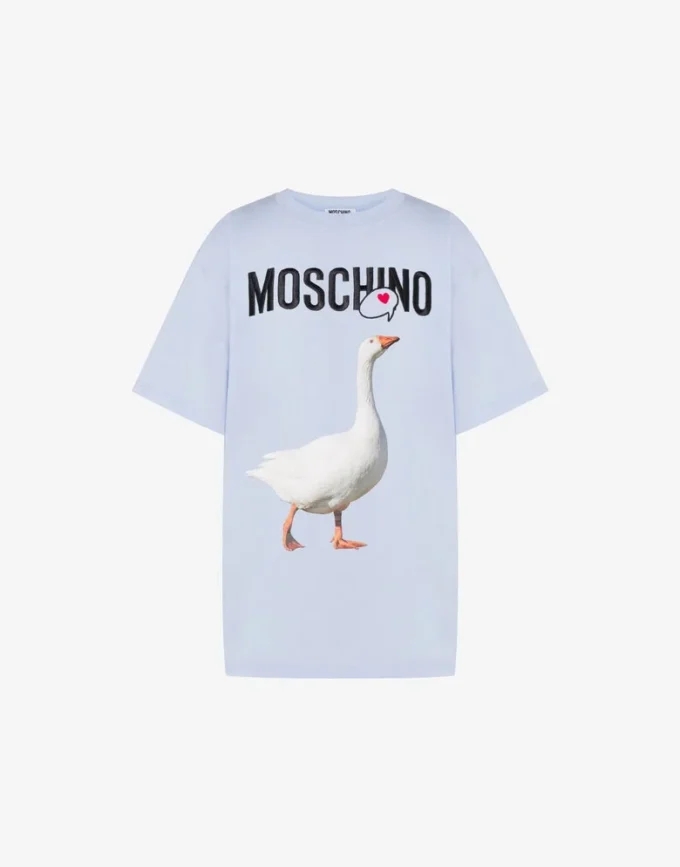 Camiseta de jersey de algodón orgánico Goose