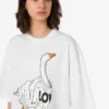 Camiseta de jersey de algodón orgánico Goose