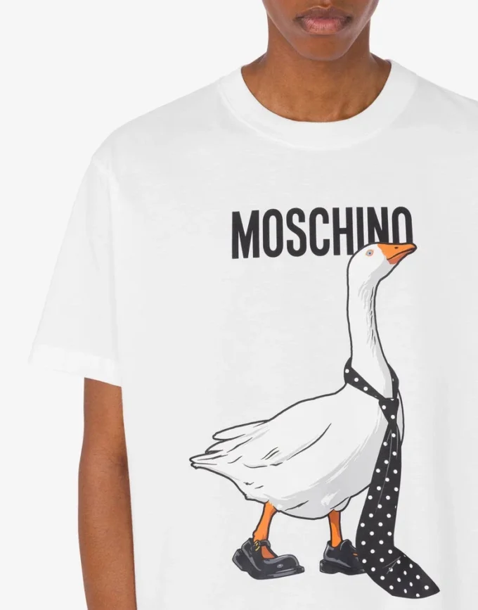 Camiseta de jersey de algodón orgánico Goose
