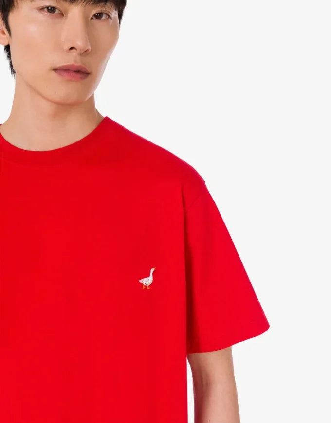 Camiseta de jersey de algodón orgánico Goose