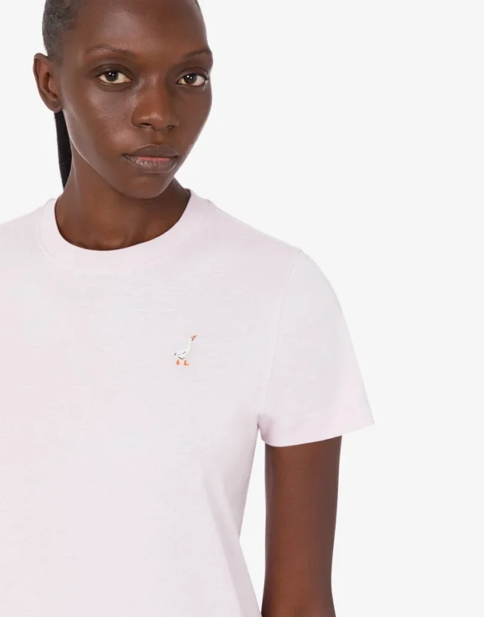 Camiseta de jersey de algodón orgánico Goose