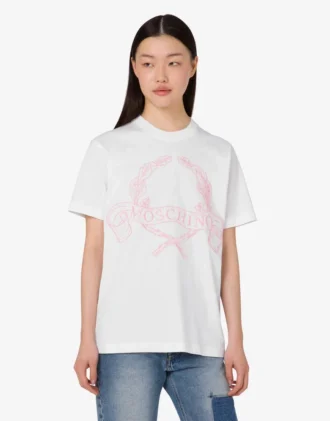 Camiseta de jersey de algodón orgánico Laurel Crown