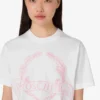 Camiseta de jersey de algodón orgánico Laurel Crown