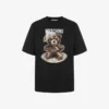 Camiseta de jersey de algodón orgánico Moschino Teddy Bear