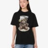 Camiseta de jersey de algodón orgánico Moschino Teddy Bear