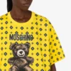 Camiseta de jersey de algodón orgánico Moschino Teddy Bear Camiseta de jersey de algodón orgánico Moschino Teddy Bear