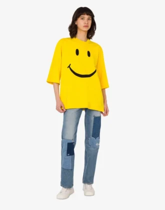 Camiseta de jersey de algodón orgánico Smiley®