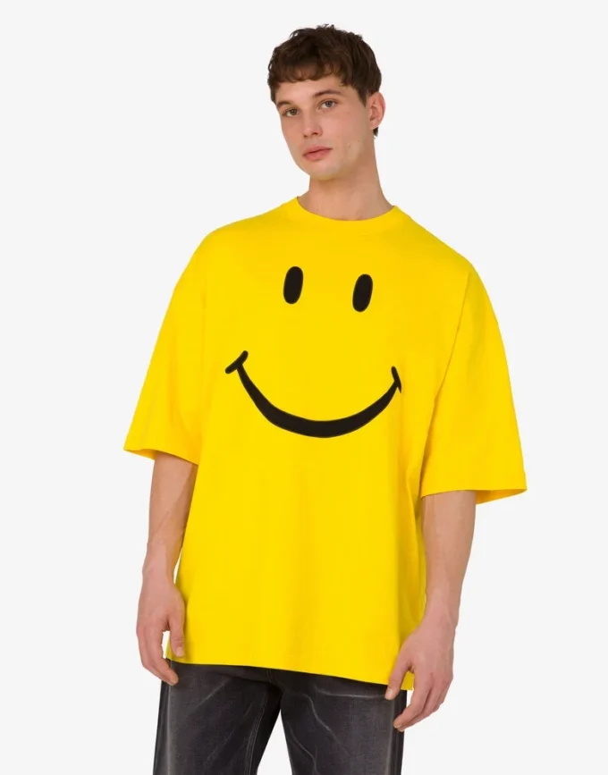 Camiseta de jersey de algodón orgánico Smiley® Camiseta de jersey de algodón orgánico Smiley®