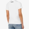 Camiseta de jersey orgánico Bordado de ganso