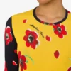 Camiseta estampada de jersey elástico