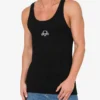 Camiseta sin mangas con bordado de corona de laurel