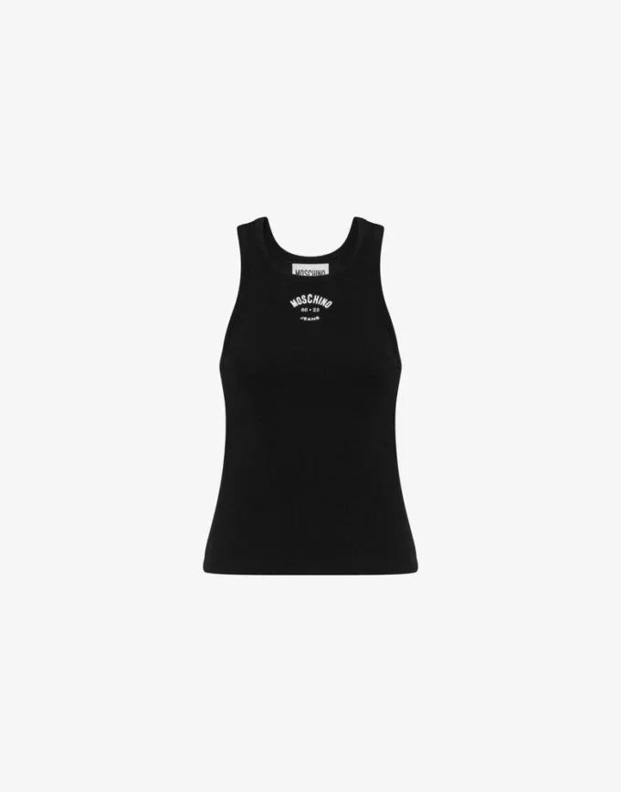 Camiseta sin mangas de algodón elástico