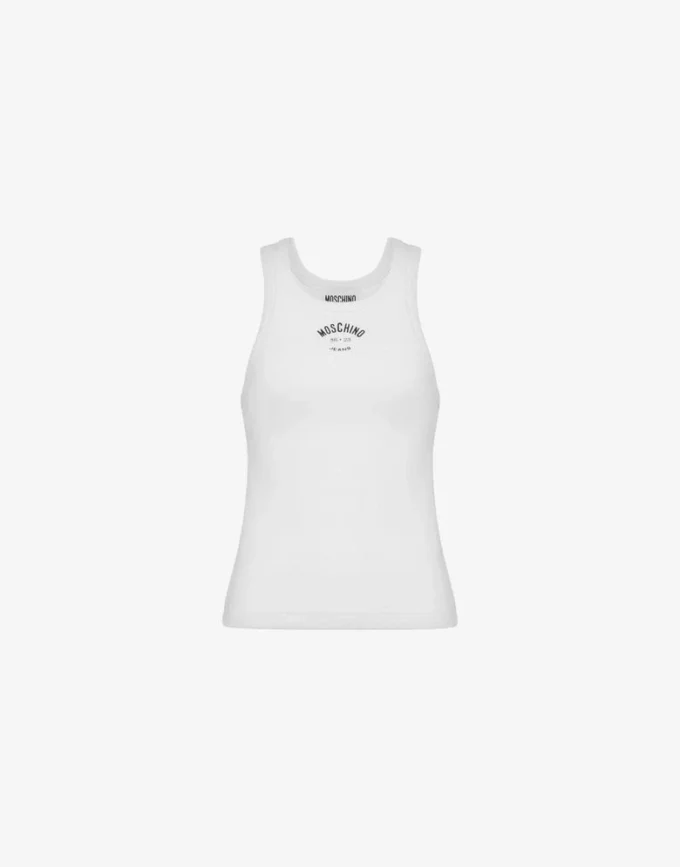 Camiseta sin mangas de algodón elástico