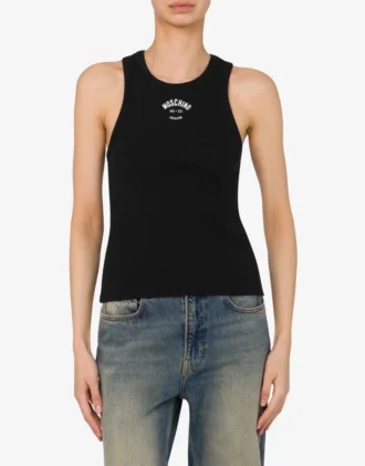 Camiseta sin mangas de algodón elástico Camiseta sin mangas de algodón elástico