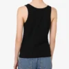 Camiseta sin mangas de algodón elástico con el logotipo de la corona de laurel