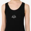 Camiseta sin mangas de algodón elástico con el logotipo de la corona de laurel