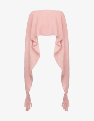 Capucha vaporosa de mohair