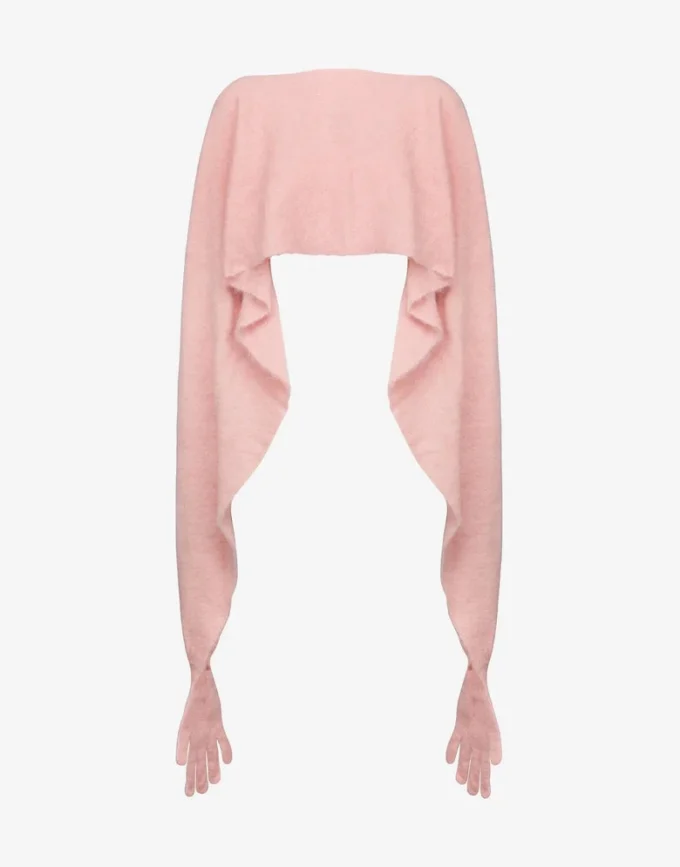 Capucha vaporosa de mohair