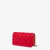 Cartera acolchada con cadena Logotipo con letras