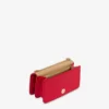 Cartera acolchada con cadena Logotipo con letras