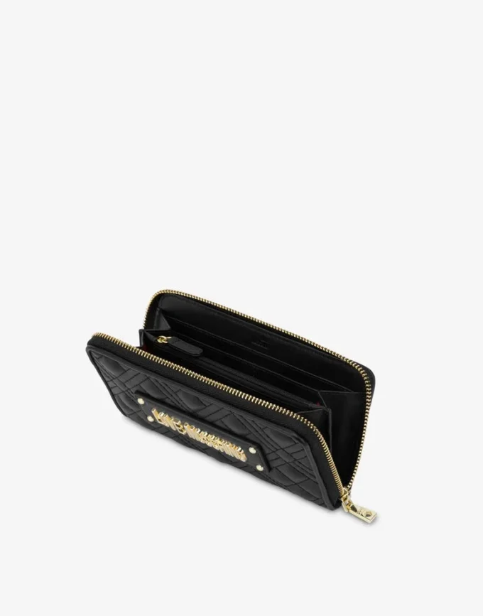 Cartera acolchada con cremallera Cartera acolchada con cremallera